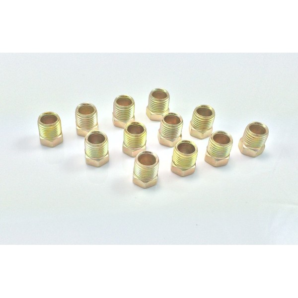 The Stop Shop Inverted Flare Tube Nut for 5/16" Tube (1/2-20 Threads) (Pack of 12)