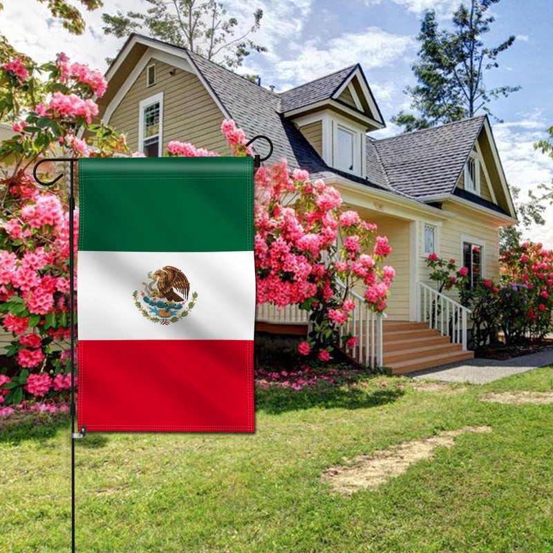 Anley Double Sided Premium Garden Flag, Mexico MX Decorative Garden