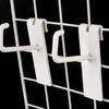 White Wire Mesh Hook Clips (8-Pack) for Wire Rack Shelves & Organizers Wire Mesh Hook 2ea