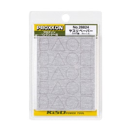 PROXXON No.28824 Pen Sander File Paper 3 Sheets [#240, 5 Types of Shapes per Sheet]