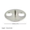 DGHAOP 2PCS Metal Round Spring Wound Key Music Box Movement