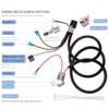 FARBIN 12v Car Horn Relay Wiring Harness Kit and Horn