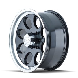 Ion Alloy 171 Black Wheel with Machined Lip (16x8"/8x170mm)