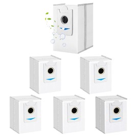 6-Pack Replacement Vacuum Dust Bags Compatible with ECOVACS DEEBOT X2 Omni/X2/X2 PRO/DEX86 Robot Vacuum Cleaners- 3L Capacity