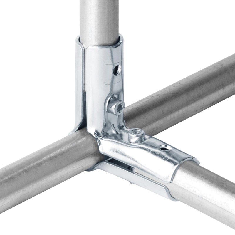 eoere 8 Sets 90 Degree Structural Pipe Connector 3 Way