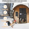 Automatic Chicken Coop Door Solar Powered, LCD Screen Electric Chicken