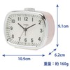 CASIO Alarm Clock Pink Analog Snooze Light Retro TQ-159-4JF