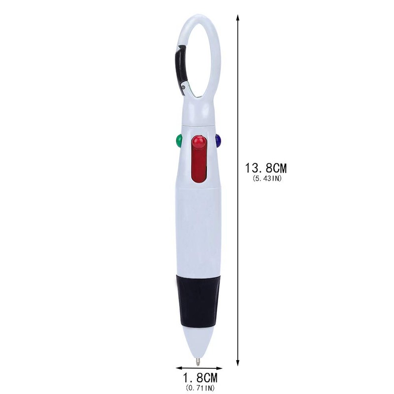 FANTESI 24 Pack Shuttle Pens, 4-in-1 Retractable Multicolor Pens Ballpoint