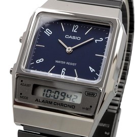 Casio AQ-800 Standard Analog Digital Quartz Wristwatch, Unisex, Overseas Model, Navy AQ-800EB-2A, sports