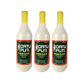 Datu Puti Cane Vinegar Pack of 3 Bottles (1 Liter Ea.