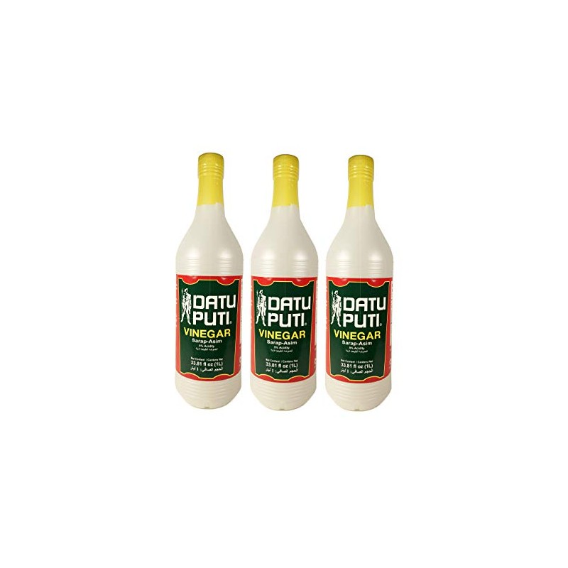 Datu Puti Cane Vinegar Pack of 3 Bottles (1 Liter