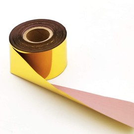 Gold Hot Foil Rolls Heat Transfer Film Anodized Gilded Paper Hot Foil Stamping Papers 400ft for DIY Leather Bronzing PVC and Paper Craft Papers Gilding (1.5"x400ft)