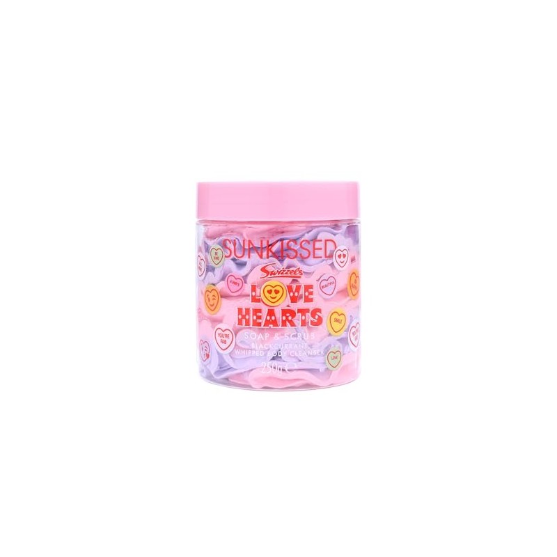 Sunkissed x Love Hearts Soap & Scrub Whipped Body Cleanser