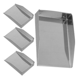 STOBAZA Stainless Steel Jewelry Shovel 4pcs Loose Bead Scoop for DIY Jewelry Making Bead Storage Tool