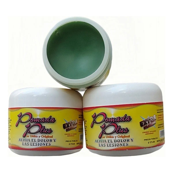2pzpomada Plus250gunguento Caliente Puede Mojarse Para Dolor