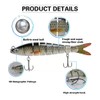 Portable 3-Layer Fishing Tackle Box,included 450 Pcs Accessories Kit