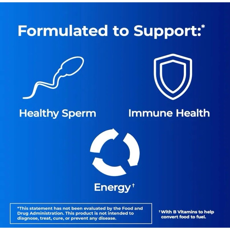 Multivitaminas Hombres Fertilidad Salud Reproductiva 30tabs Sabor Sin Sabor