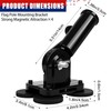 Xiuouix Magnetic RV Flag Pole Holder for 5th Wheel Hitch