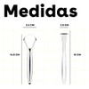 BEE VIBES Raspador de Lengua Acero Inoxidable 2 Piezas con