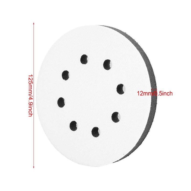 5 Inch 5/6/8 Holes Soft Sponge Cushion, Interface Buffer Pads,