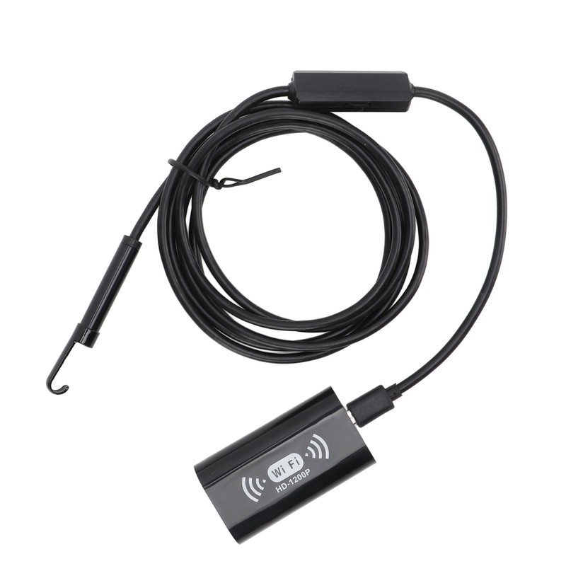 8mm Wifi Industrial Endoscope Inspection Camera 1200P HD Lens IP68