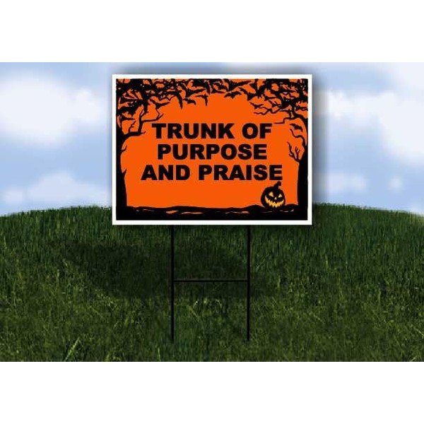 TRUNK OF PURPOSE AND PRAISE Halloween Bats and Jack O
