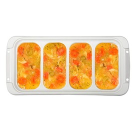 PrepWorks Freezer Pod, 1 Cup, White/Blue