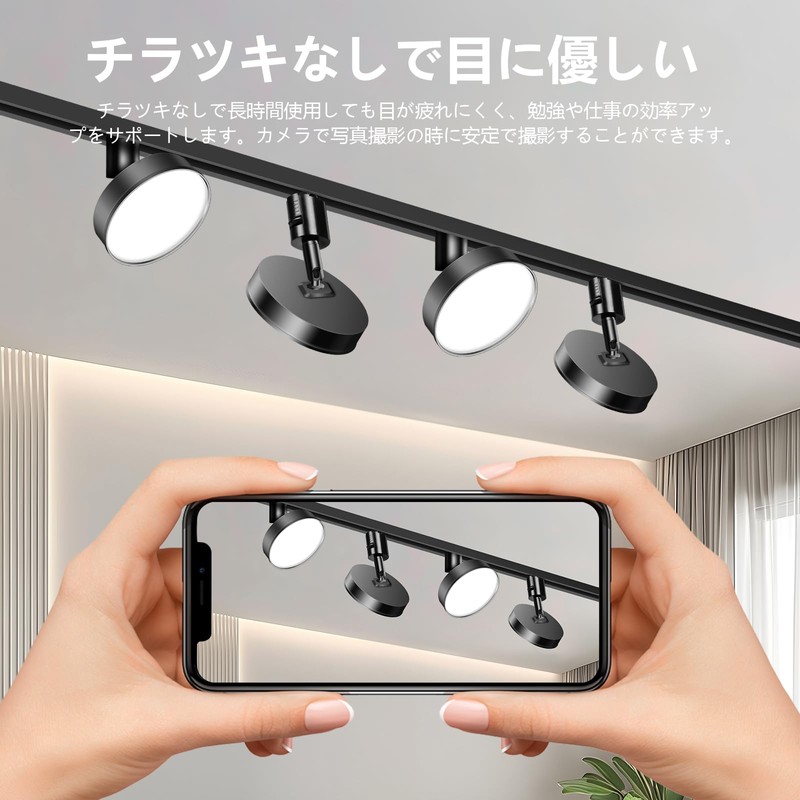 Duct Rail Light, 12 W, Equipped with LED, Large Light