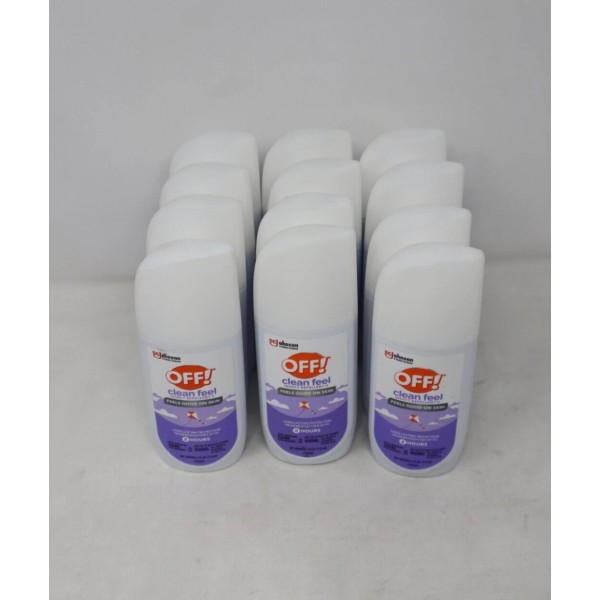 Off! Lot of 12x OFF! Clean Feel Picaridin Insect Repellent
