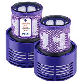 DEGG HEPA Filter Suitable for Dyson V10 Washable Replacement for Dyson V10 Filter Parts Durable Premium Quality - Pack of 2