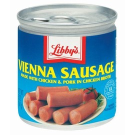 4 Set. Libby's Vienna Sausage 4.6 oz (3 Cans)