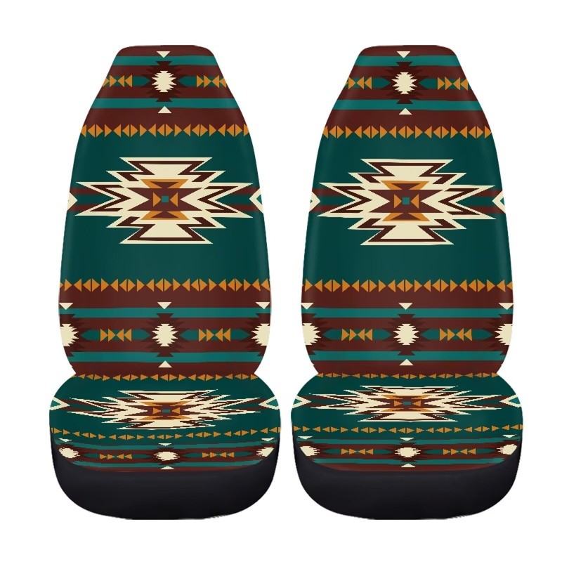 Brosoneto Tribal Aztec Seat Covers for Cars Front Seat, Two