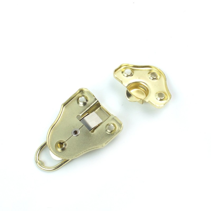 2x Drawbolt Closure Latch for Guitar Case/Musical Cases,6416 Gold Plated