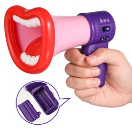 Milisten Loudspeaker Toys for Kids, Mini Loudspeaker, Pretend Play Voicer, Hand Microphone Toy, Kids Toy, Kids Loudspeaker, Voice Changing Speaker Toy, Red