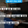 BROTOU Removable Piano Notes Guide for Beginner, Piano Keyboard Note