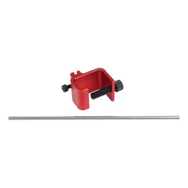 Herramienta de Alineación de Cadena de Motocicleta, Aleación de Aluminio, Herramienta de Alineación de Cadena Rápida y Fuerte, Fácil de Usar, Reparación Eficiente para (Rojo)