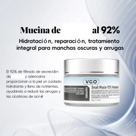 Vgo Mucina De Caracol 92 Humectante Facial Diario Crema Momento De Aplicacin Danoche Tipo De Piel Todo Tipo De Piel                                   