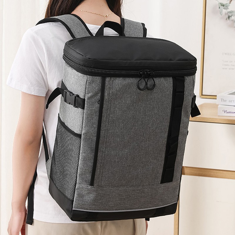 20L Thermal Insulated Food Delivery Backpack Thickening Leakproof Waterproof Lining