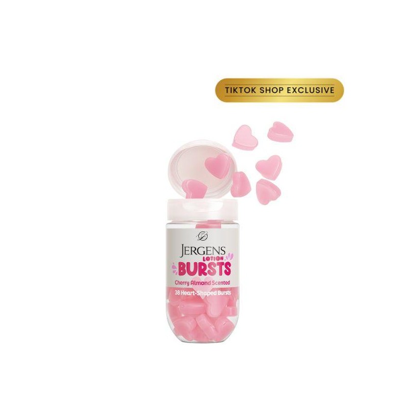Jergens Lotion Bursts:_Cherry Almond Scented Hearts_3-Pack