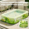 Alberca Inflable Big For Ninos, 210 Cm, Pvc, Dinosaurios