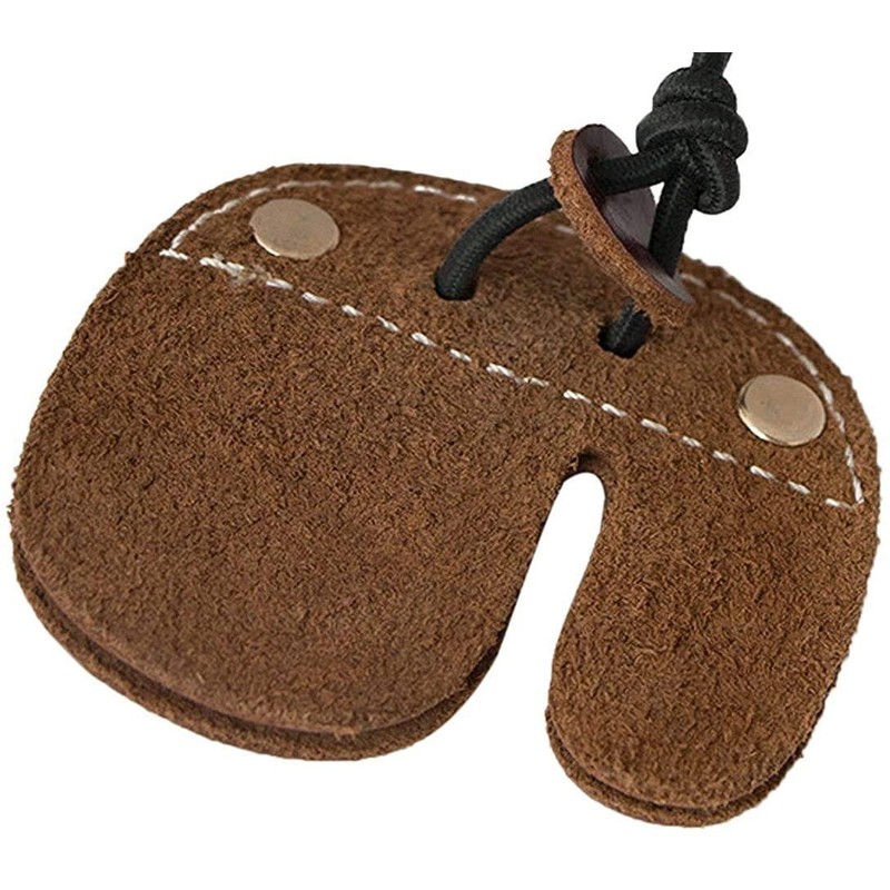 Namvo Cow Leather Archery Finger Tab For Recurve Bows Hunting
