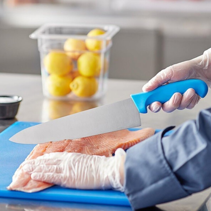 TrueCraftware- 10” Blade Chef’s Knife German Steel with Blue Polypropylene