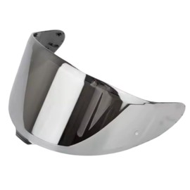 Guajiro - Visor Compatible with Shoei NXR 2 - Z8 - X15 - XSPR Pro - CWR-F2 | Polycarbonate screen prepared for Pinlock | Anti-scratch and anti-fog (Silver)