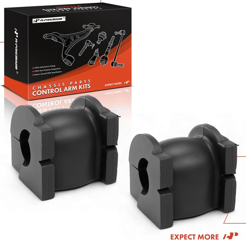 A-Premium 2 x Front To Frame Sway Bar Bushing Kits,