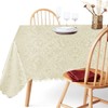 Classic Damask Printed Jacquard Tablecloth Washable Rectangle Round Runner Napkin