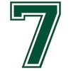 Applicable Pun Varsity Number 7 - Vinyl Decal - Forest