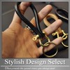 Buzz Selection AC274 Keychain, Horseshoe, Buckle, Leather, Keys, Stylish, Simple