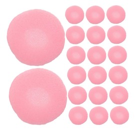 Levemolo 100pcs Soft Earbud Headphone Replacement Sponge Covers Comfortable Earphone Cushions for Enhanced Sound Quality Compatible with Multiple Brands Pink