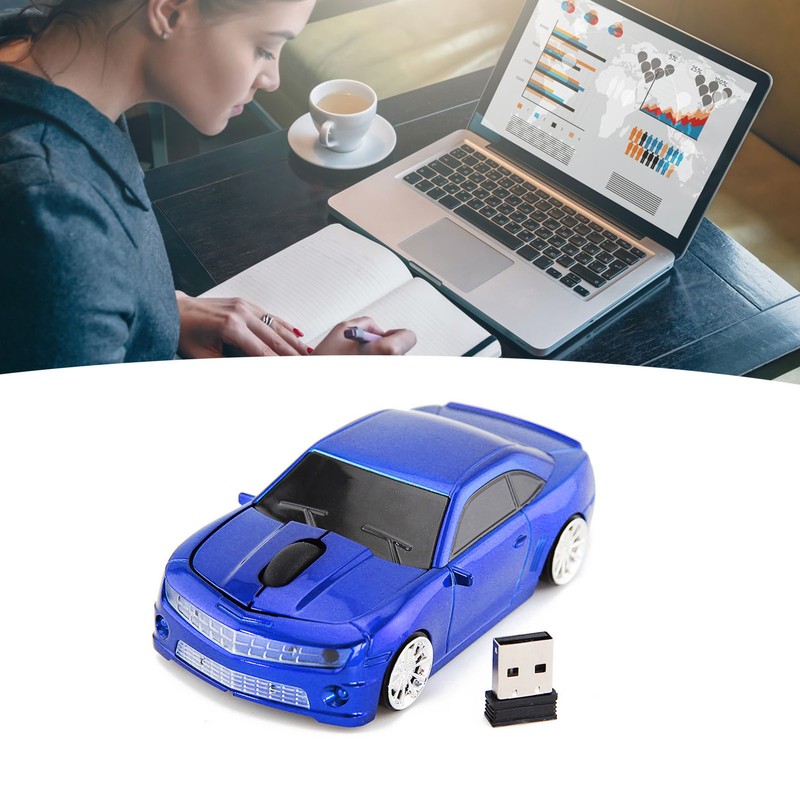 Sport Car Shaped Wireless Computer Mouse 2.4G High Accuracy Sensor
