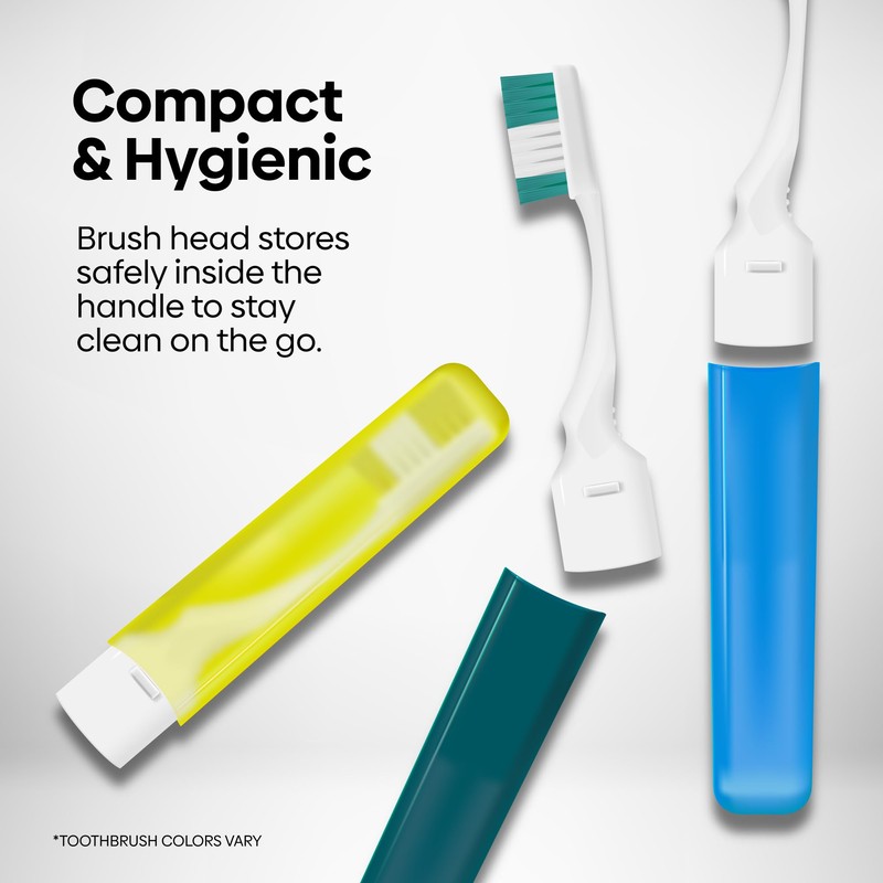 Handy Solutions Oral Care 3-Piece Travel Size Set w/Mouthwash, Toothpaste,